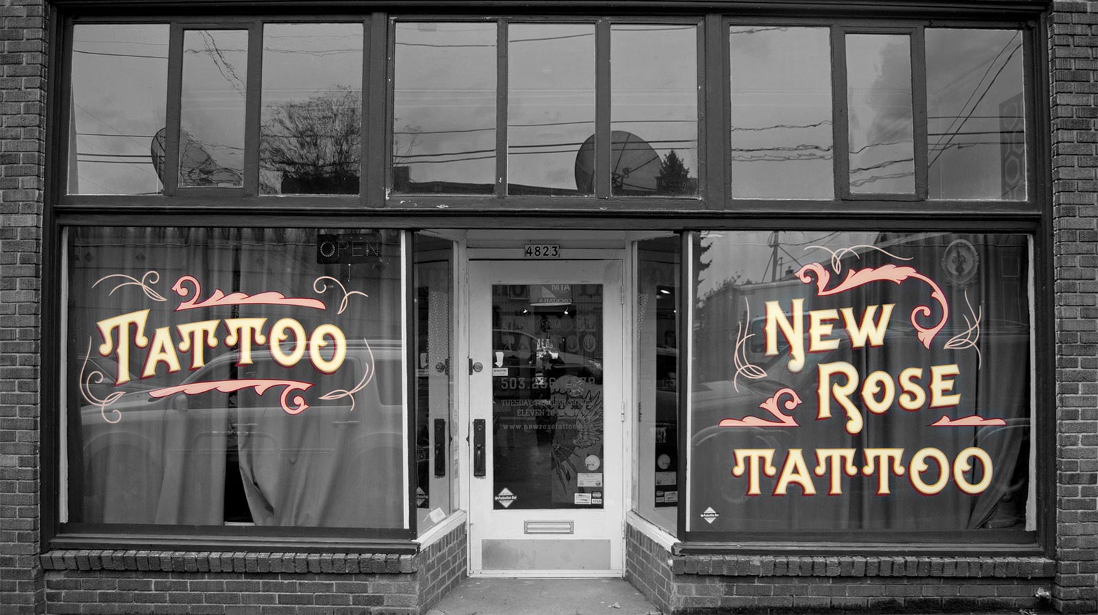 Portland Tattoo Parlor - New Rose Tattoo